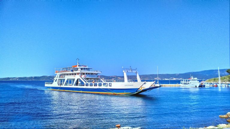 Ammouliani Lines Ferry Boat right side view